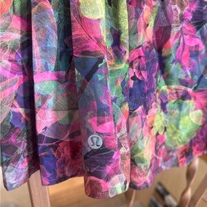 Lululemon Floral Mini Skirt in Pink, Green, Blue, Purple